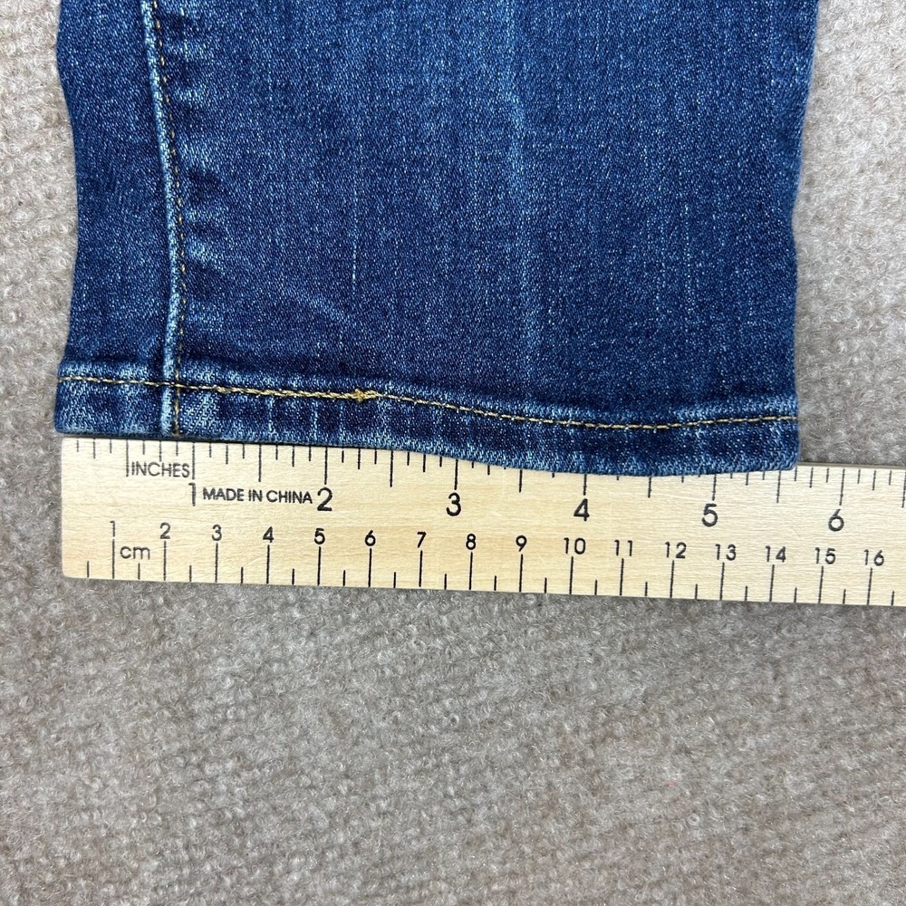 Levi's 711 Skinny Jeans Womens 30 Blue Denim Whiskered Cotton Stretch Streetwear - Picture 15 of 16